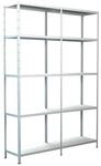 SCHULTE Regalwelt Stecksystem-Grundregal und Anbauregal 140 x 200 x 50 cm