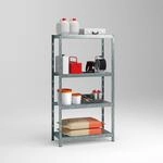 SCHULTE Regalwelt Stecksystem-Grundregal 100 x 195 x 50 cm