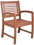 Garden Pleasure Gartensessel 'Madison' Eukalyptusholz braun 56 x 90 x 59 cm