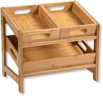 Kesper K&uuml;chenregal Bambus braun 44 x 16 x 29,5 cm