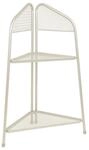 Garden Pleasure Eckregal 'Ekko' Stahl beige 48 x 100 x 48 cm