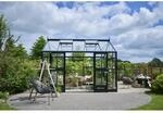 Juliana Gew&auml;chshaus 'Jubii 60' 368 x 2,96 cm mit 3 mm Sicherheitsglas schwarz