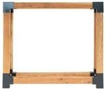 Westmann Kaminholzregal 'Michel L' naturfarben 138 x 120 x 40 cm