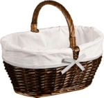Kesper Einkaufskorb dunkelbraun 45 x 34 x 37 cm