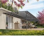 Palram-Canopia Terrassen&uuml;berdachung 'Feria' anthrazit 380 x 1212 cm Polycarbonat