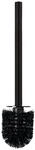 Spirella WC-B&uuml;rste mit Stiel schwarz &Oslash; 8 cm