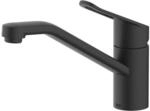 Lenz Sp&uuml;ltischarmatur 'Mila' Mattschwarz 16,9 cm