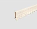 EGGER Sockelleiste 'L610' Akazie weiss 2400 x 58 x 14 mm