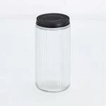 Zeller Vorratsglas mit Metalldeckel 950 ml 9,3 x 19,5 x 9,3 cm