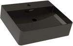 Fackelmann Aufsatz-Waschtisch 'Vita' Keramik schwarz 50 x 13 x 42 cm