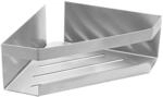 Sch&ouml;ner Wohnen Kollektion Eckablage 'Meleto' silber Edelstahl 28,5 x 8 x 18 cm