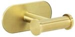 Wenko Handtuchhaken 'Duo Orea' Edelstahl goldfarben 10 x 4,5 x 6,5 cm