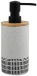 Spirella Seifenspender 'Yuma' Polyresin/Bambus sand-schwarz 300 ml