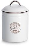 Zeller Vorratsdose 'Garlic' wei&szlig; 880 ml