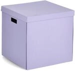 Zeller Aufbewahrungsbox fliederfarben 33,5 x 32 x 33 cm