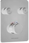 Chris Bergen Duschthermostat 'Aquatronic' Unterputz hochglanzverchromt 2...