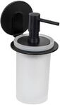 Wenko Seifenspender 'Bivio' Glas schwarz 150 ml
