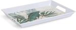 Zeller Melamintablett 'Palm leaves' 50 x 4,7 x 34,8 cm