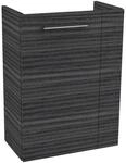 Fackelmann Waschbeckenunterschrank 'SBC' braun matt 44 x 60 x 24,3 cm links