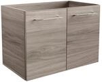 Fackelmann Waschbeckenunterschrank 'Lima' braun foliert 60 x 42 x 35 cm