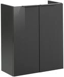 Fackelmann Waschbeckenunterschrank 'SBC' anthrazit matt 52 x 60 x 24,3 cm