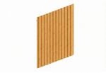 SKAN HOLZ Carport-Seitenwand Deckelschalung Eiche hell 230 x 330 cm