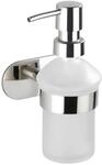 Wenko Seifenspender 'Turbo-Loc Orea Shine' Glas satiniert 200 ml