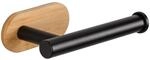 Wenko Toilettenpapierhalter 'Turbo-Loc Orea Bamboo' schwarz/bambus