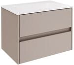 Fackelmann Waschbecken mit Unterschrank 'Compact Line' kaschmir 71 x 51,5 x 46,5 cm