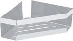 Sch&ouml;ner Wohnen Kollektion Eckablage 'Meleto' silber Edelstahl 28,5 x 8 x 18 cm