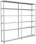 SCHULTE Regalwelt Steck-Grundregal und Anbauregal 230 x 240 x 35 cm, 12 B&ouml;den,