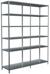 SCHULTE Regalwelt Steck-Grundregal und Anbauregal 230 x 180 x 50 cm, 12 B&ouml;den,