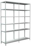 SCHULTE Regalwelt Steck-Grundregal und Anbauregal 230 x 180 x 50 cm, 12 B&ouml;den,