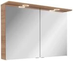 Fackelmann Spiegelschrank 'Vita' Eichefarben Braun 100,2 x 69,6 x 26,5 cm