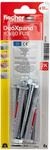 Fischer Langschaftd&uuml;bel-Set 'DuoXPand' &Oslash; 10 x 80 mm FUS mit Sechskantschraube,