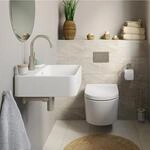 Lenz G&auml;stebad-Set 'Perfect Fit' wei&szlig;/edelstahl 8-teilig