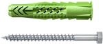 Fischer Universald&uuml;bel 'UX Green R S' 6 mm 4 St&uuml;ck