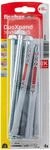 Fischer Langschaftd&uuml;bel-Set 'DuoXPand' &Oslash; 10 x 140 mm FUS mit Sechskantschraube,