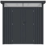 Plats Metallger&auml;tehaus 'Tom' anthrazit 230 x 222 x 230 cm