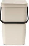 Brabantia Abfalleimer 'Sort & Go' beige 25 l