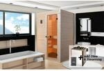 Weka Massivholz-Sauna 'Valida 1' mit 4,5 kW OS-Ofenset, Steuerung, Glast&uuml;r 137...