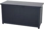 Siena Garden Kissenbox 'Sabano' Aluminium anthrazit 135,5 x 75 x 76 cm