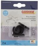 Gardinia Ringadapter f&uuml;r Universaltr&auml;ger Metall 2 St&uuml;ck