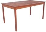 Garden Pleasure Gartentisch 'Madison' Eukalyptusholz 150 x 90 x 73 cm