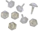 Gardinia Gardina Faltenstecker transparent 50 St&uuml;ck