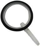 Gardinia Ringe f&uuml;r Gardinenstange 'Kreta' 10er-Pack, schwarz