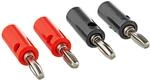 Schwaiger Bananenstecker Kunststoff 4 St&uuml;ck