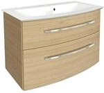 Fackelmann Waschbecken mit Unterschrank 'B.Style' braun 83,2 x 54,3 x 46 cm