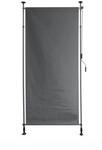 Garden Pleasure Klemmsichtschutz Aluminium/Stahl anthrazit 120 x 316 cm