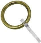 Gardinia Gardinenringe mit Haken Messing-Optik 6 St&uuml;ck
